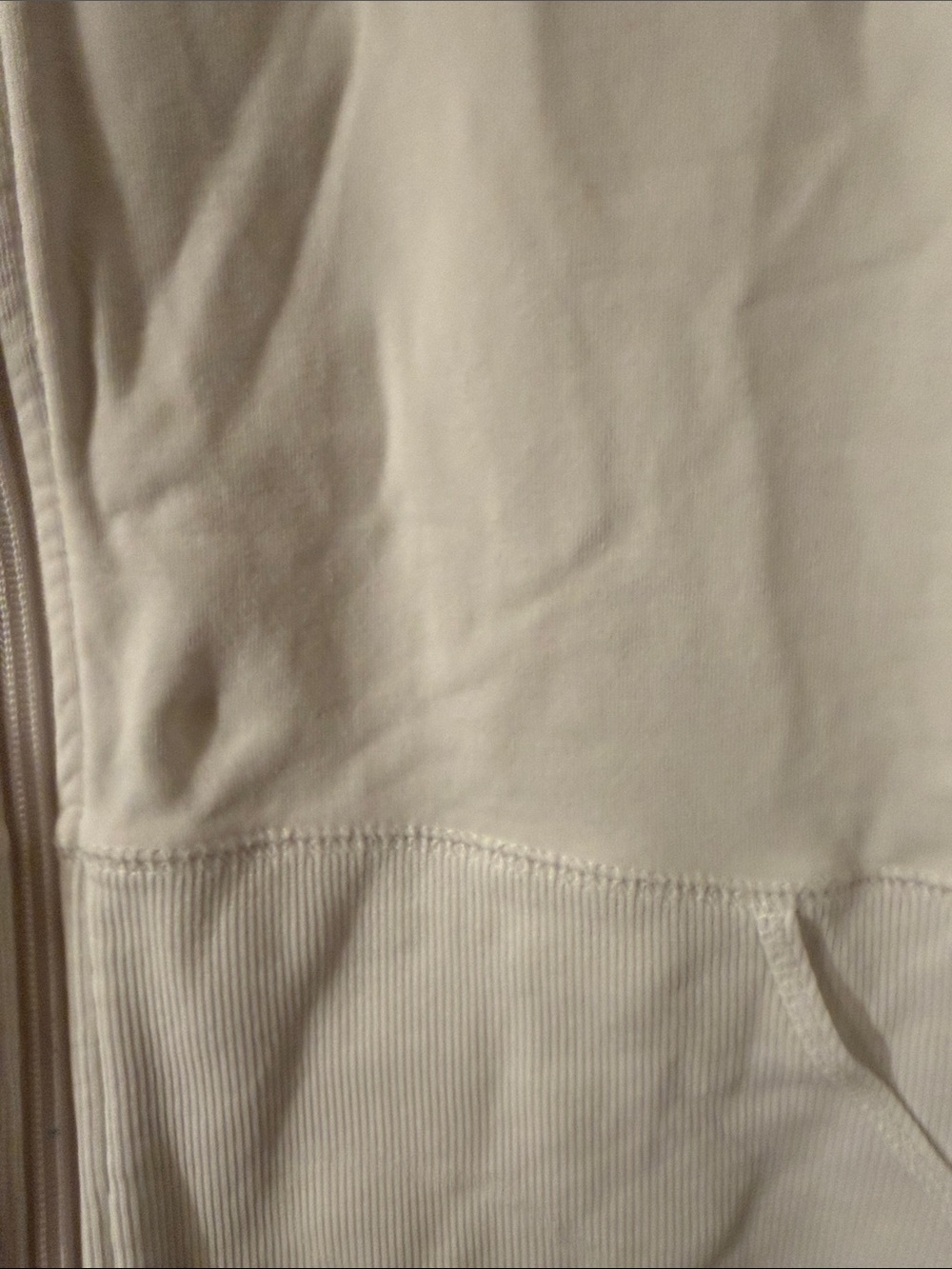 Jones New York Sport White Zip Hoodie with Silver Hardware XL - Picture 4 of 8
